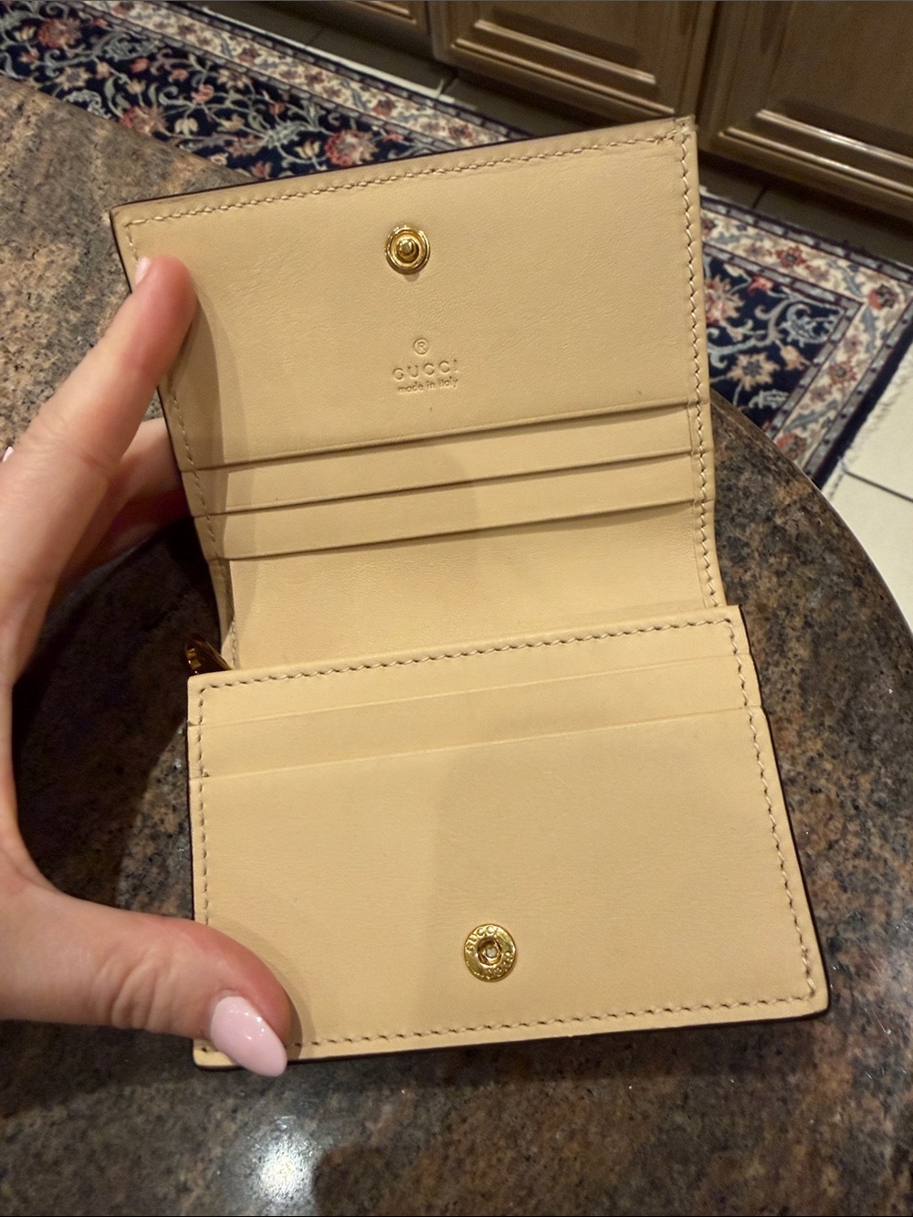 Gucci GG Supreme Wallet with Horsebit Print - Picture 6 of 9